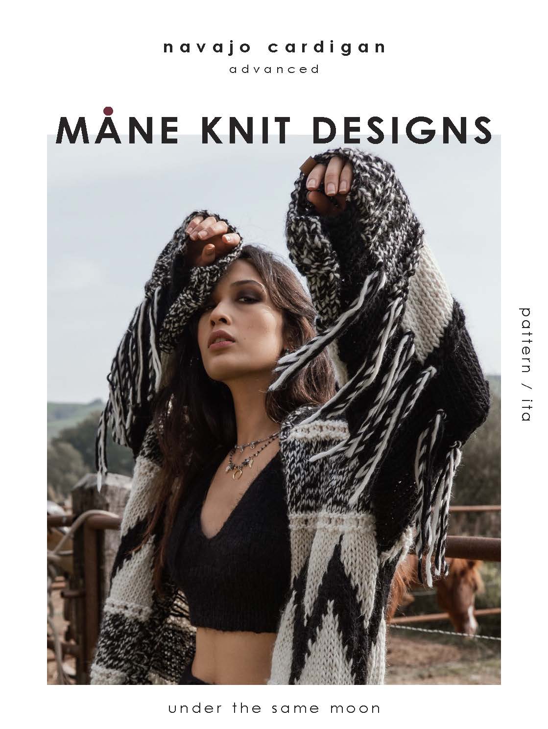 EN PDF Pattern - Navajo Cardigan