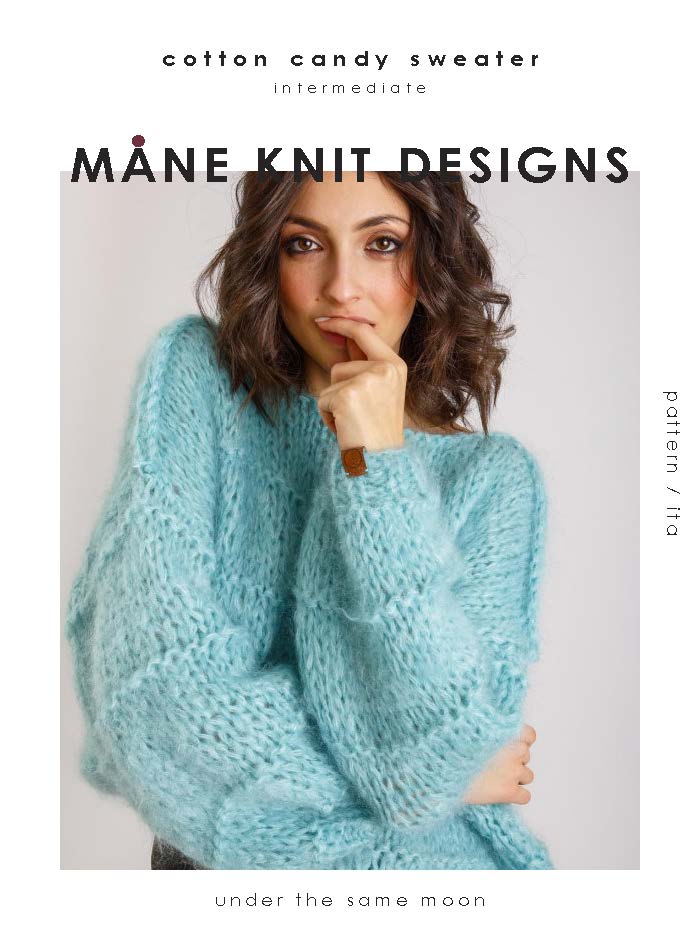 EN PDF Pattern - Cotton Candy Sweater